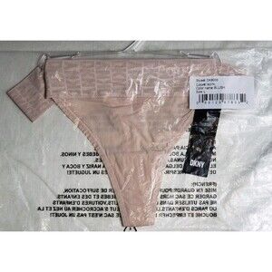 DKNY Woman's Stretch Thong Underwear Color (Blush) New Tagged And Sealed Mint...